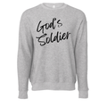 Sponge Heather Gray Crewneck- Mary's Cursive