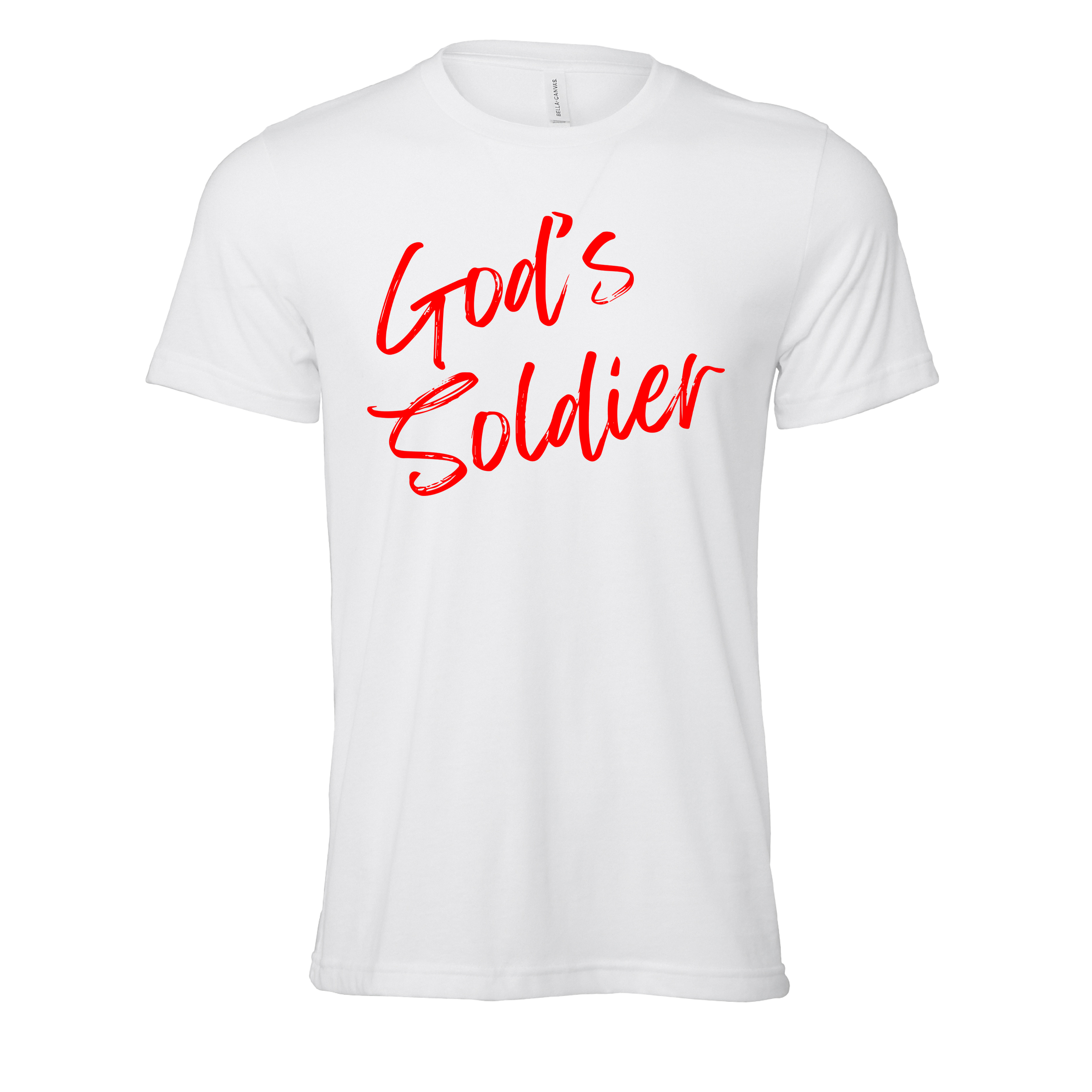 Sueded White T - Mary's Cursive